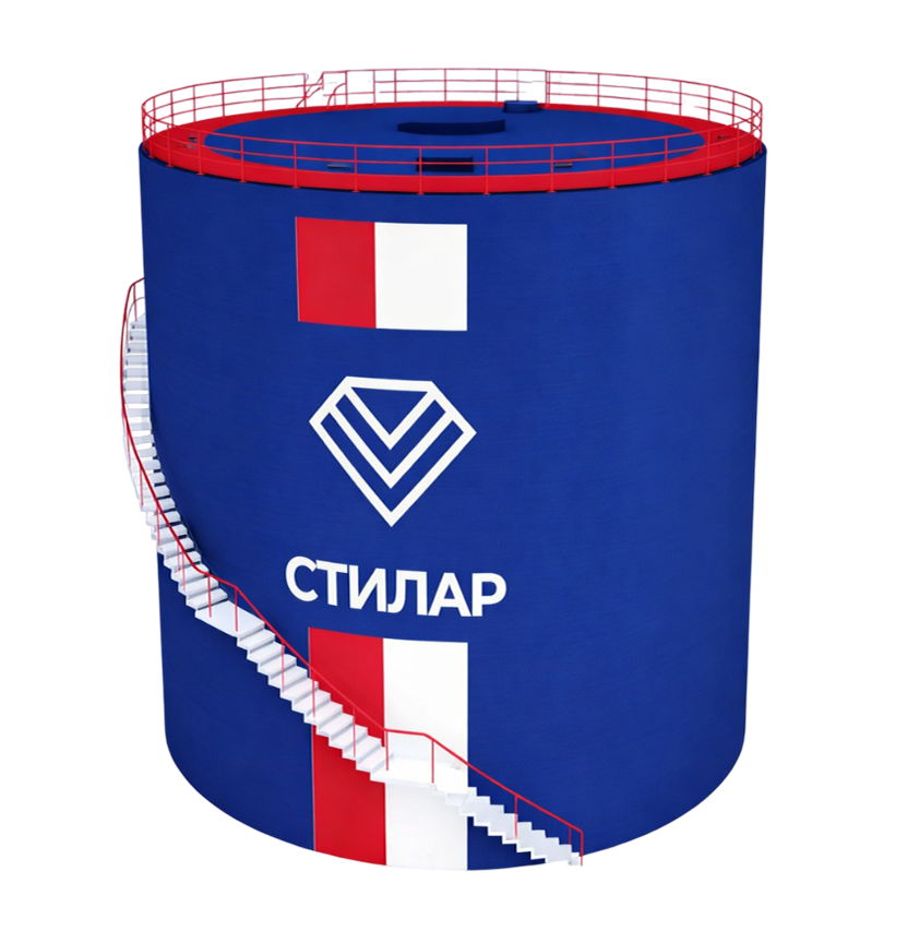 Цельносварной резервуар РВС для нефтепродуктов 75 м³ от завода-производителя